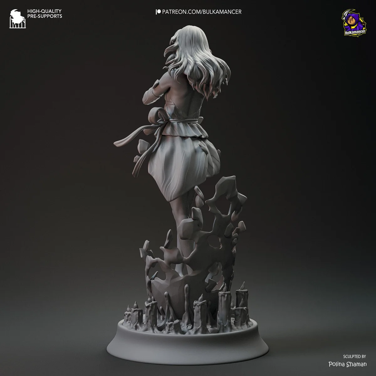 Tomorrow Postapocalyptic - Death Stranding 2 Kojima Unpainted Resin Figurine Kit - 1/8 Scale 269mm 10.6in - 3D Printed Statue Fan Art — 10/10