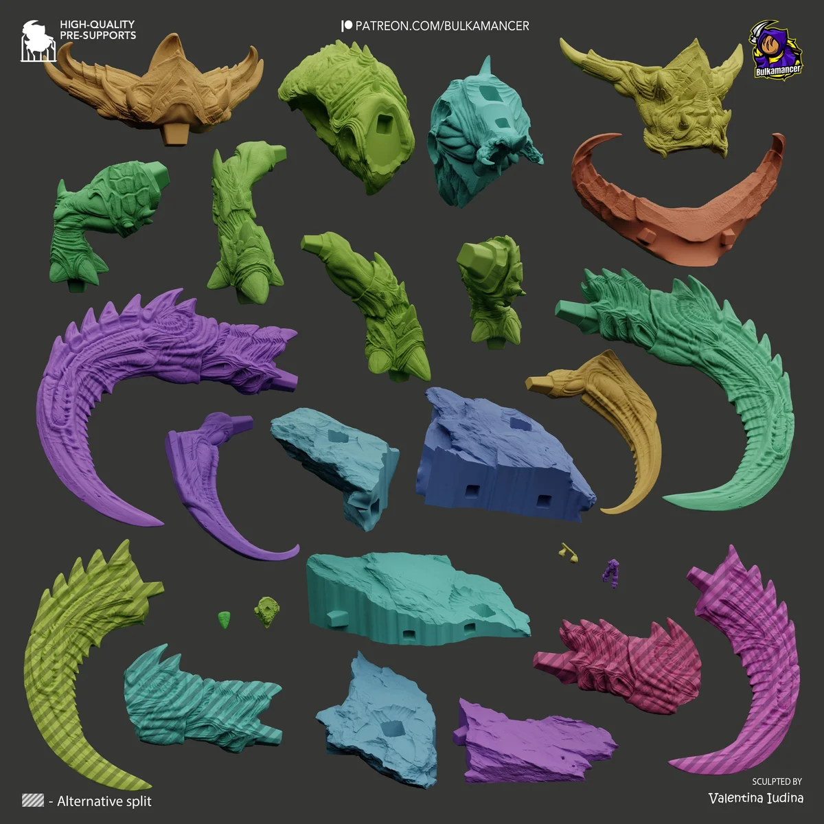 Ultralisk Zerg Behemoth - StarCraft II Unpainted Resin Figurine Kit - 1/90 Scale 300mm 11.8in - 3D Printed Statue Fan Art — 3/10