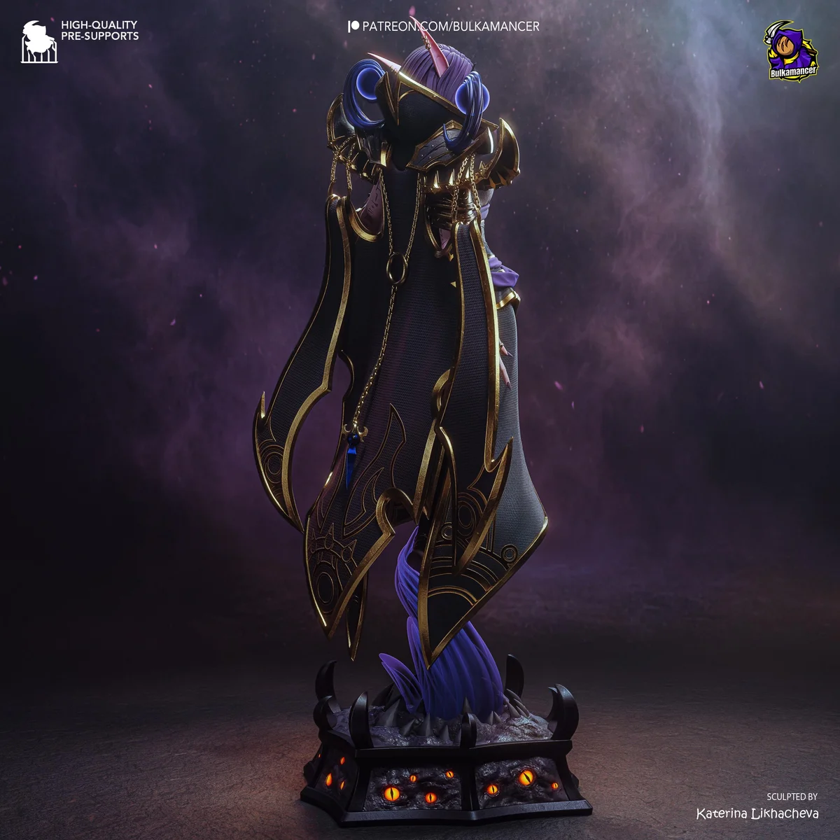 Xal'atath Harbinger of the Void - World of Warcraft Unpainted Resin Figurine Kit - 1/8 Scale 300mm 11.8in - 3D Printed Statue Fan Art — 7/10