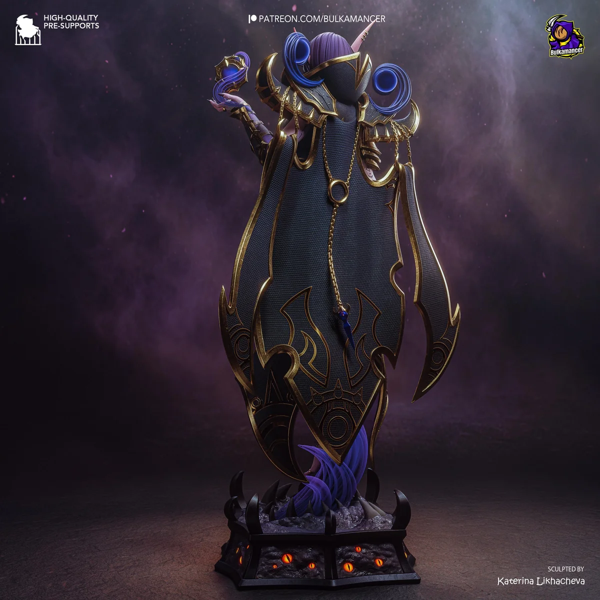 Xal'atath Harbinger of the Void - World of Warcraft Unpainted Resin Figurine Kit - 1/8 Scale 300mm 11.8in - 3D Printed Statue Fan Art — 8/10