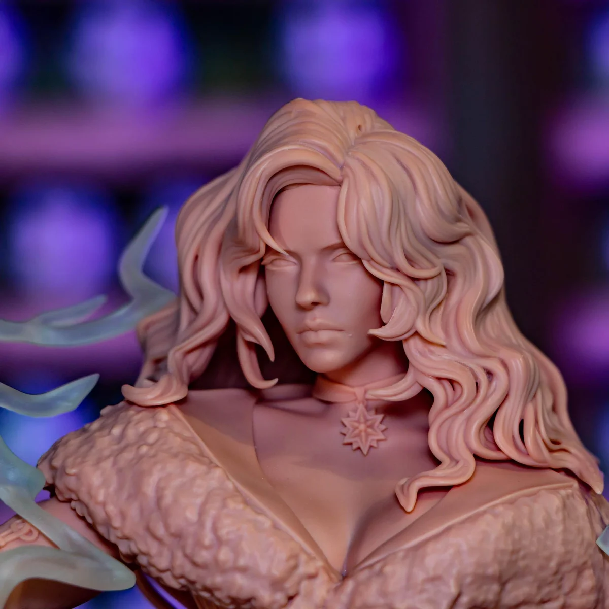 Yennefer of Vengerberg Sorceress Mage - The Witcher Unpainted Resin Figurine Kit - 1/8 Scale 243mm 9.6in - 3D Printed Statue Fan Art — 9/10