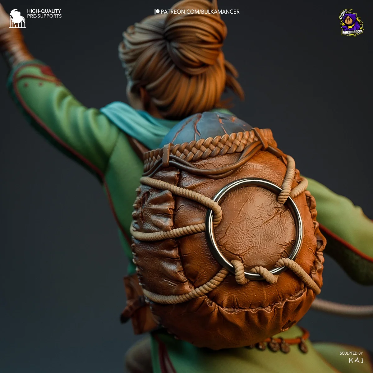 Zoe Fantasy Protagonist - Split Fiction Hazelight Unpainted Resin Figurine Kit - 1/8 Scale 251mm 9.9in - 3D Printed Statue Fan Art — 8/10
